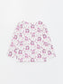 LC Waikiki Crew Neck Patterned Long Sleeve Baby Girl Pajama Set
